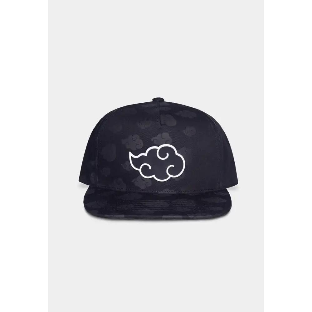 Naruto - Tonal Akatsuki Cloud Snapback Cap - Black